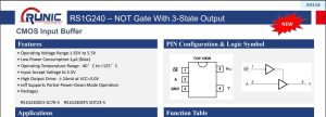 Read more about the article Run-IC New Product Releases July to August 2023 -RS1G240