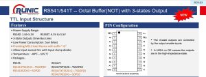 Read more about the article Run-IC New Product Releases July to August 2023 -RS541/541T