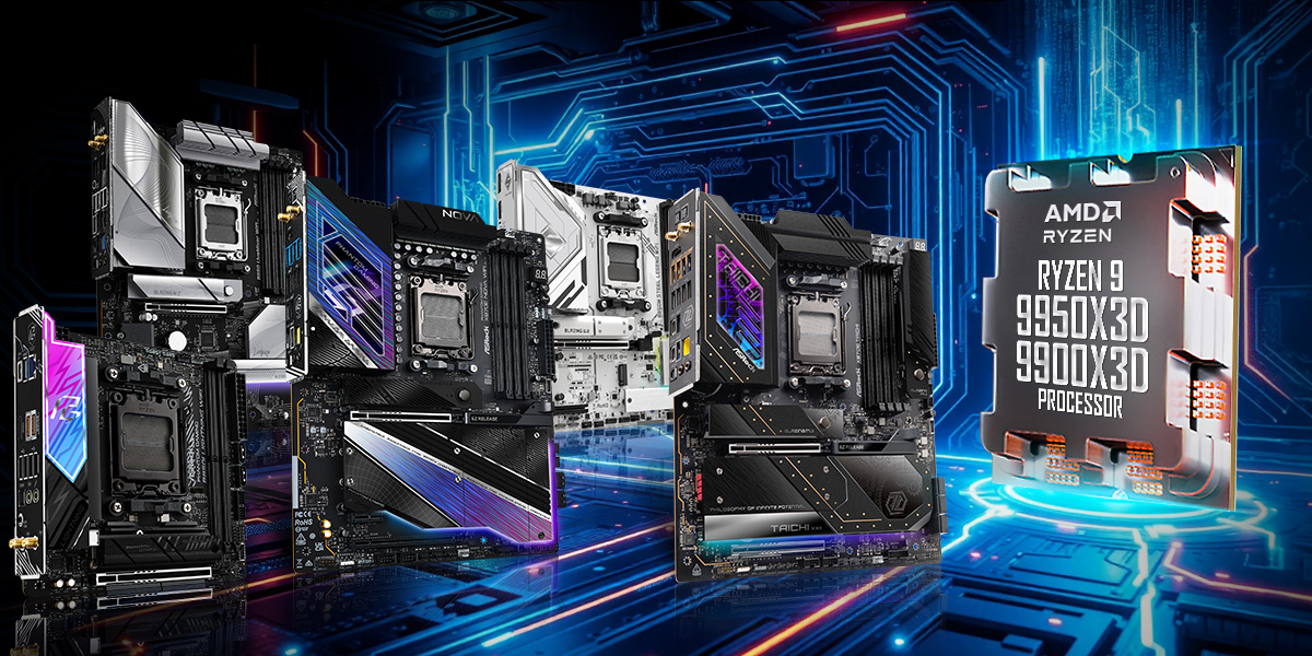 Read more about the article ASRock AM5 Motherboards Now Fully Support AMD Ryzen™ 9 9950X3D & 9900X3D Processors