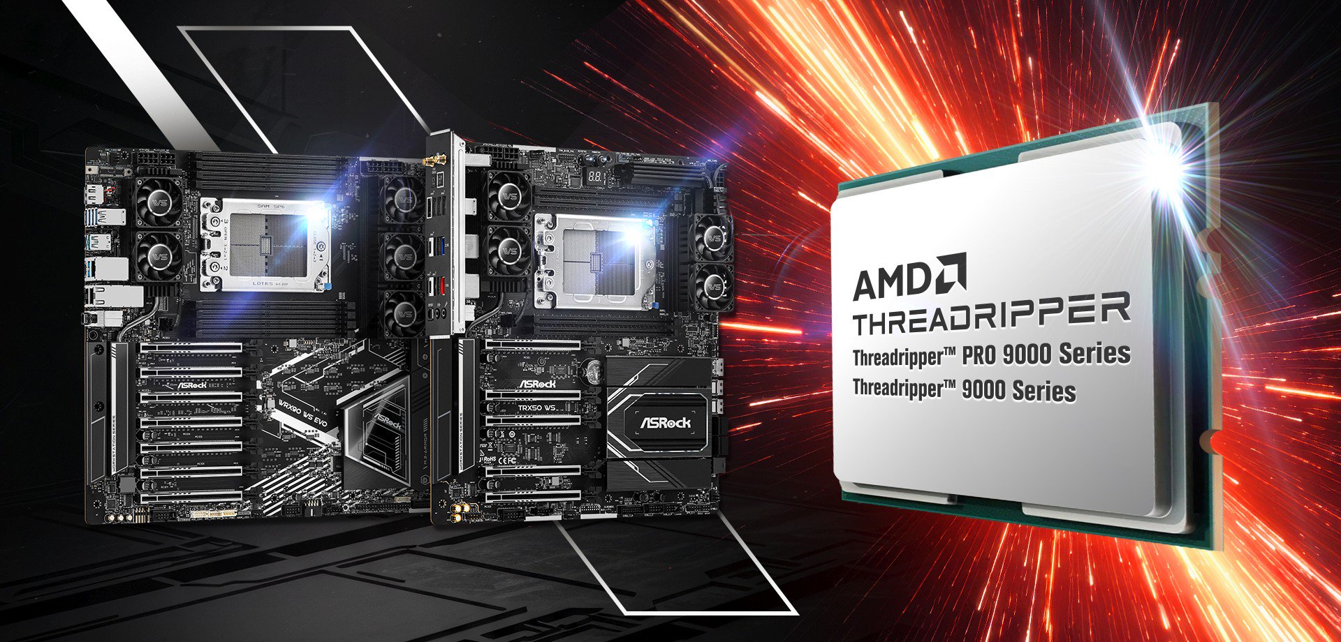Read more about the article ASRock Workstation Motherboards Now Fully Support AMD Ryzen™ Threadripper™ Pro 9000 / Threadripper™ 9000 Series Processors